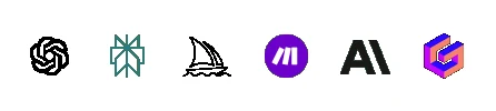 Logos des outils d'IA et d'automatisation utilisés